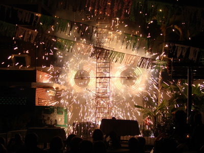 Fiesta's Ending Ceremony.